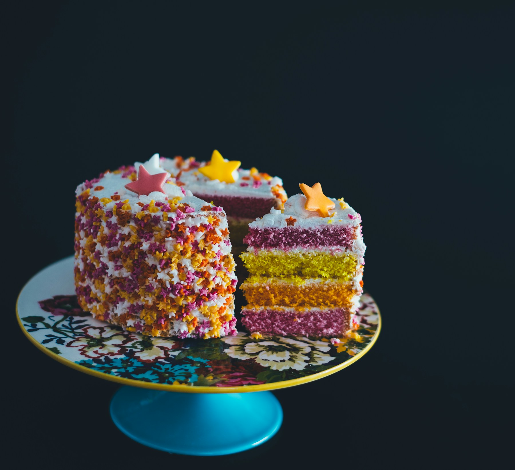 Beautifully decorated cake